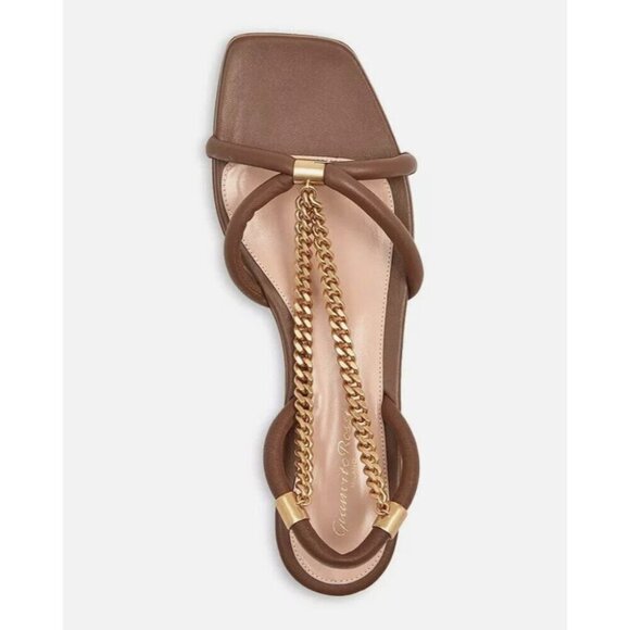 Gianvito Rossi Minerva Strappy Chain Sandals Size 37.5 US 7.5 Women's $925 - Picture 11 of 11